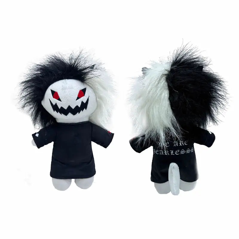 27cm rússia zxc gato boneca de pelúcia macio dos desenhos animados anime plushie brinquedo kawaii preto cosplay prop bonecas para crianças aniversário gif