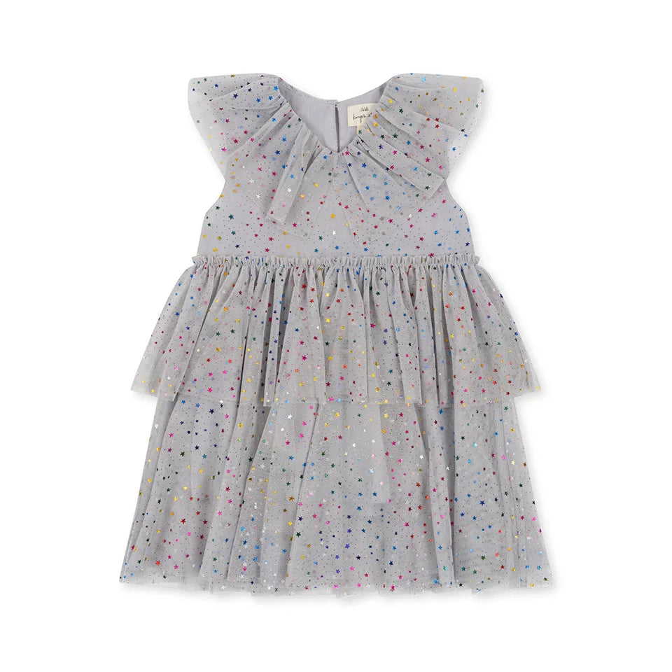 Verão ks bebê meninas cereja malha vestido crianças roupas meninas vestidos de princesa saias festa de natal manga longa vestidos