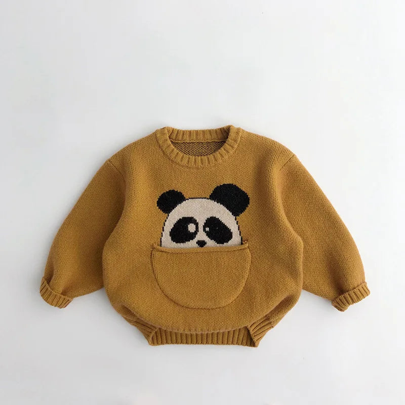 Milancel crianças roupas de bebê suéteres pulôver dos desenhos animados meninos meninas malhas estilo coreano crianças infantil pulôver outwear