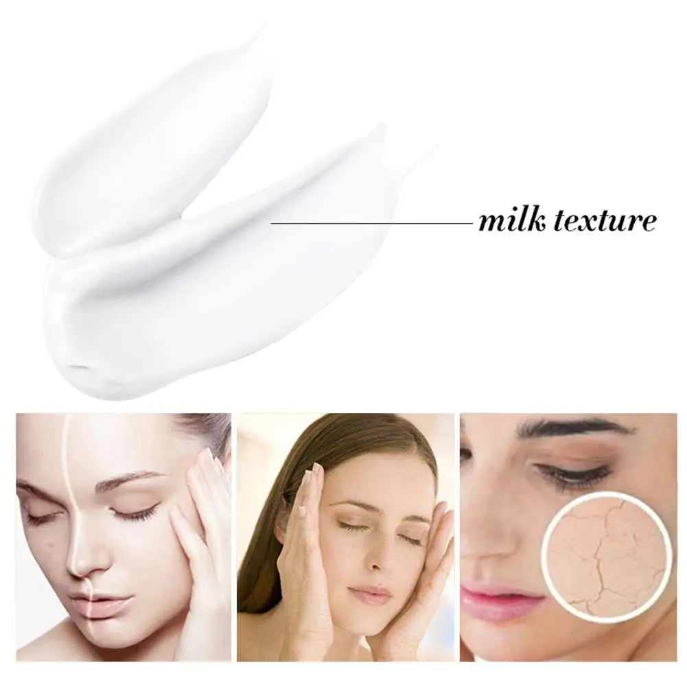 Creme Hidratante Ácido Kójico de Colágeno, Nutrido, Pele Danificada, Brilhante e Suave, Facial, Cuidado, Reparação, R1U9, 80ml
