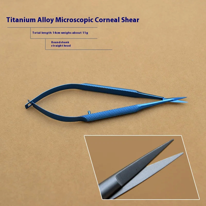 Conjunto de ferramentas para pálpebras, fórceps porta-agulhas com tesoura de dentes, instrumento oftálmico de aço inoxidável