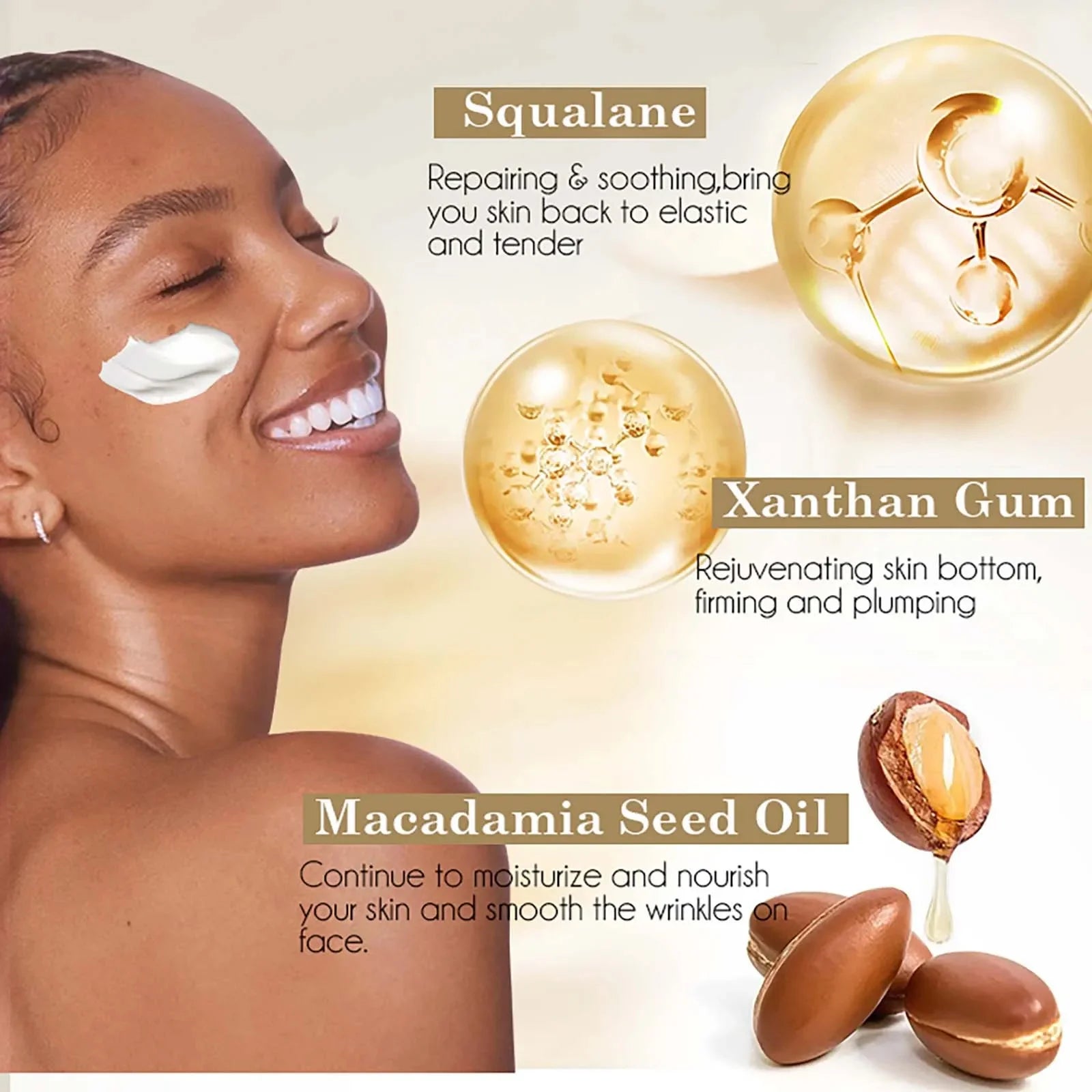 AILKE Clareador Anti-rugas Sardas Creme Facial Com Colágeno Ácido Hialurônico Rosa Cuidados Com A Pele Mulheres Coreano Conjunto Hidratante Facial