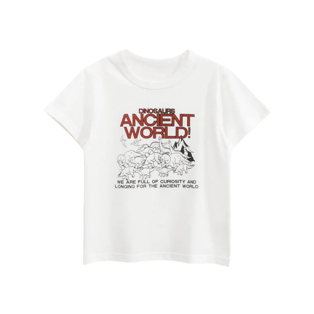 2025 crianças dos desenhos animados camisetas roupas bonitos para menino 100% algodão carro tubarão dinossauro crianças meninas manga curta casual esporte topo t