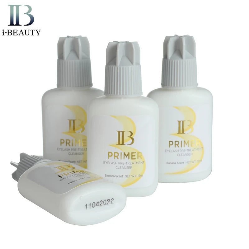 I Beauty-Eyelash Extension Glue Primer Series, Banana, Coco, Perfume de Rosa, Sem Álcool, IB, Cleanser Clear Eyelash, Maquiagem