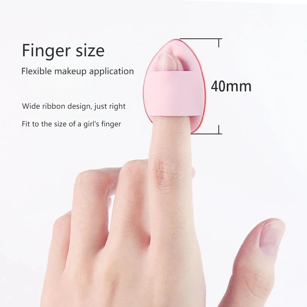 Mini esponja de pó com almofada de ar pequena, esponja para corretivo facial bb creme esponja ferramenta de maquiagem para uso molhado e seco