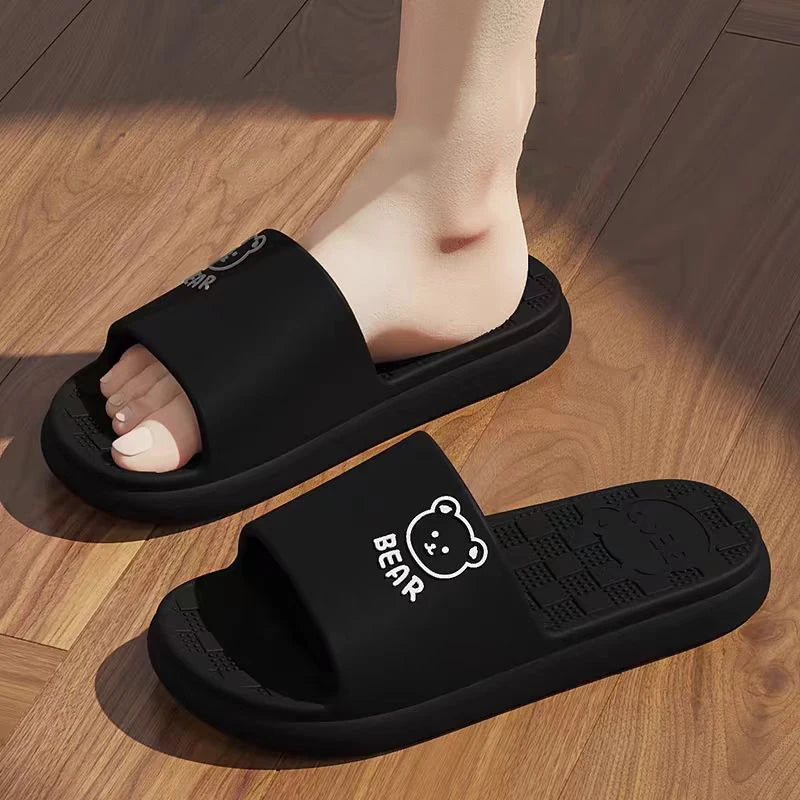 Mulheres verão conciso eva chinelos homens macios casa slides casais banheiro sandálias antiderrapantes adultos confortáveis sapatos de praia ao ar livre