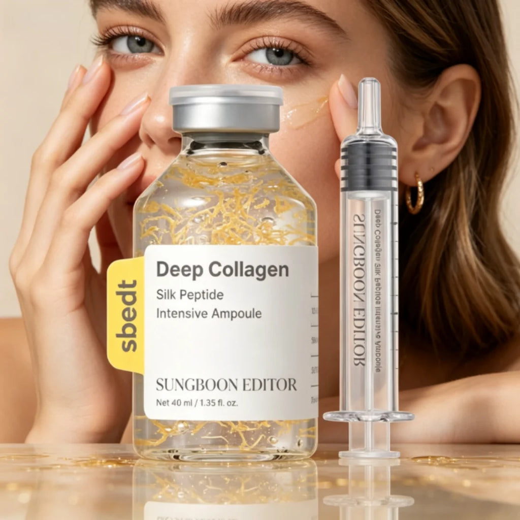 Sérum Intensivo de Peptídeos de Seda para Lifting Facial Anti-Idade com Colágeno e Complexo de 30 Peptídeos para Firmar e Tonificar a Pele