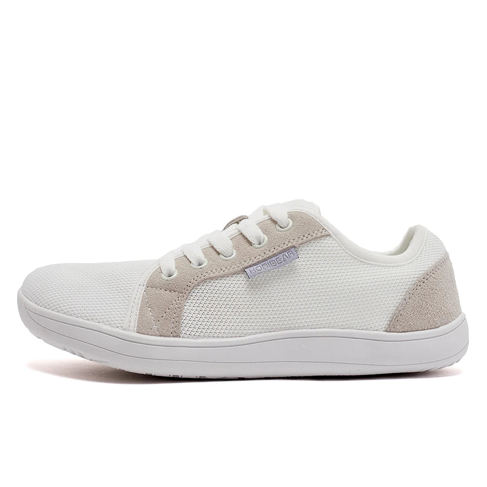 HOBIBEAR Sapatos minimalistas descalços unissex com sola zero e bico largo tênis de corrida casuais