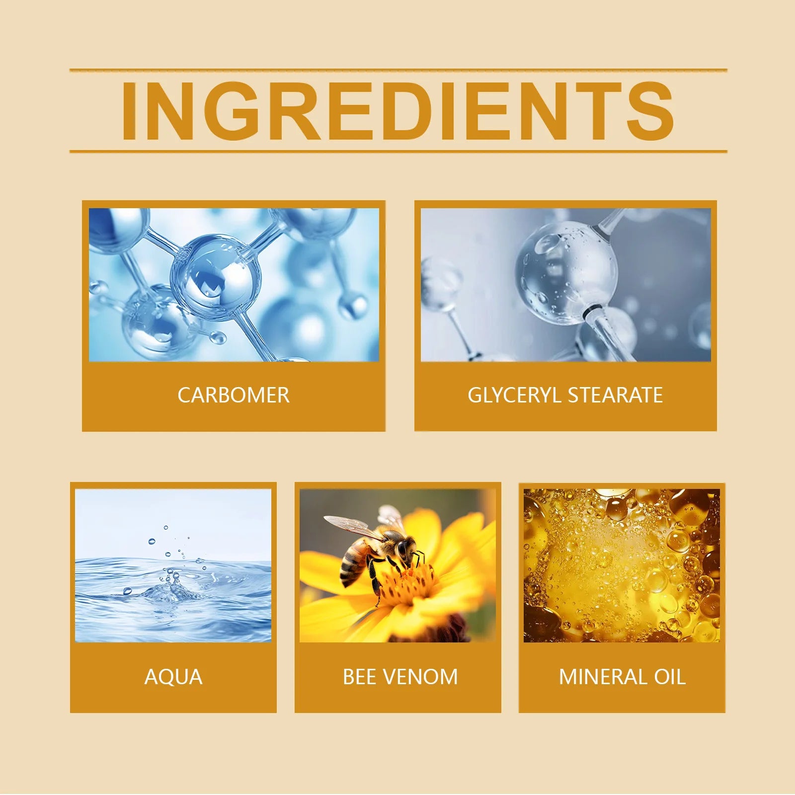 Creme Facial Avançado com Veneno de Abelha - Botax da Natureza para Lifting e Firmeza Instantâneos, Hidratante Antienvelhecimento com Mel de Manuka e Colágeno