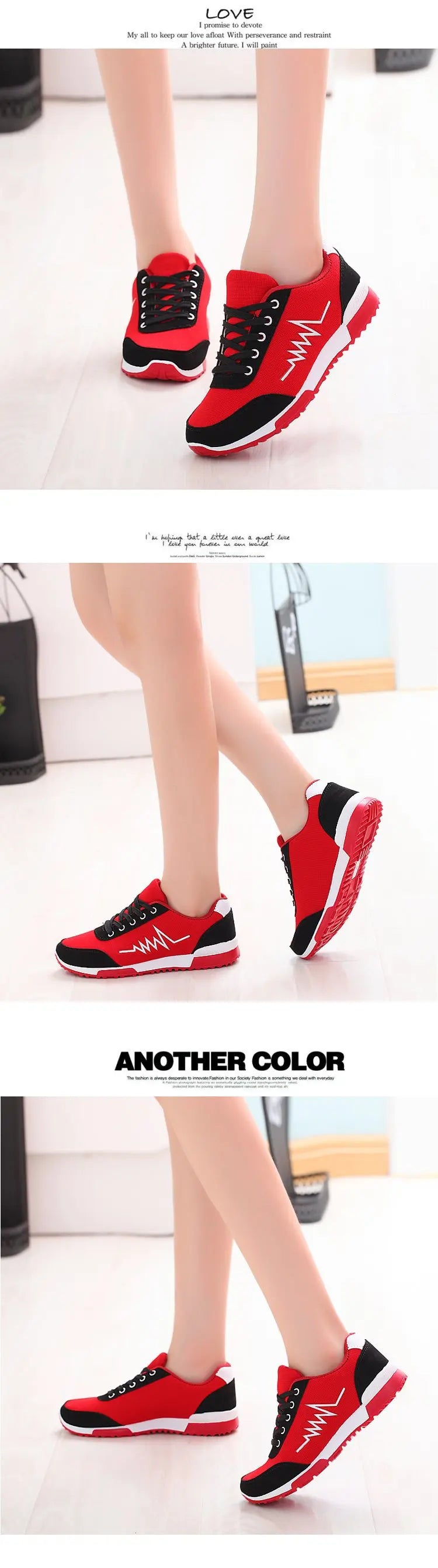 2024 sapatos de cunha mulher malha sapatos femininos designers de luxo rendas vermelho preto tênis feminino casual chaussures femme cesta femme