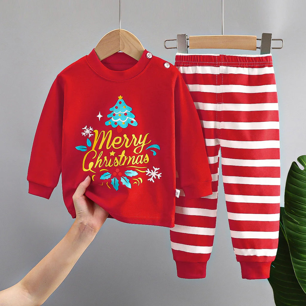 Crianças roupas conjuntos de roupas infantis meninos meninas algodão outono inverno roupas calças pijamas roupa interior