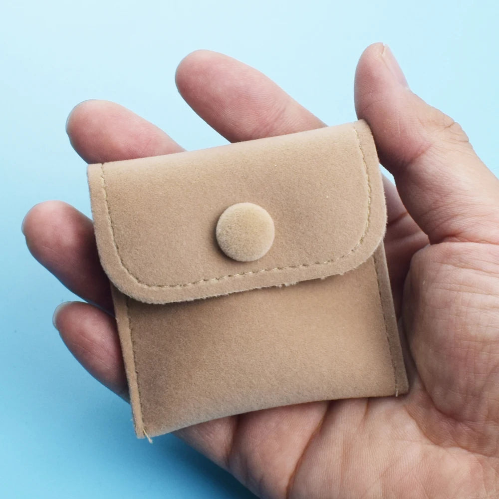 1pc mini bolsa de moedas de tecido veludo pano saco de dinheiro carteira