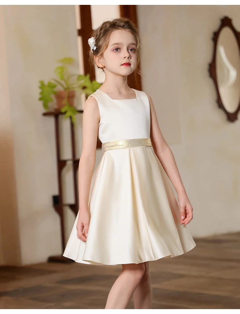 Fantasia princesa cerimônia de casamento vestido festivo para a menina crianças traje da dama de honra luxo piano desempenho vestidos crianças roupas