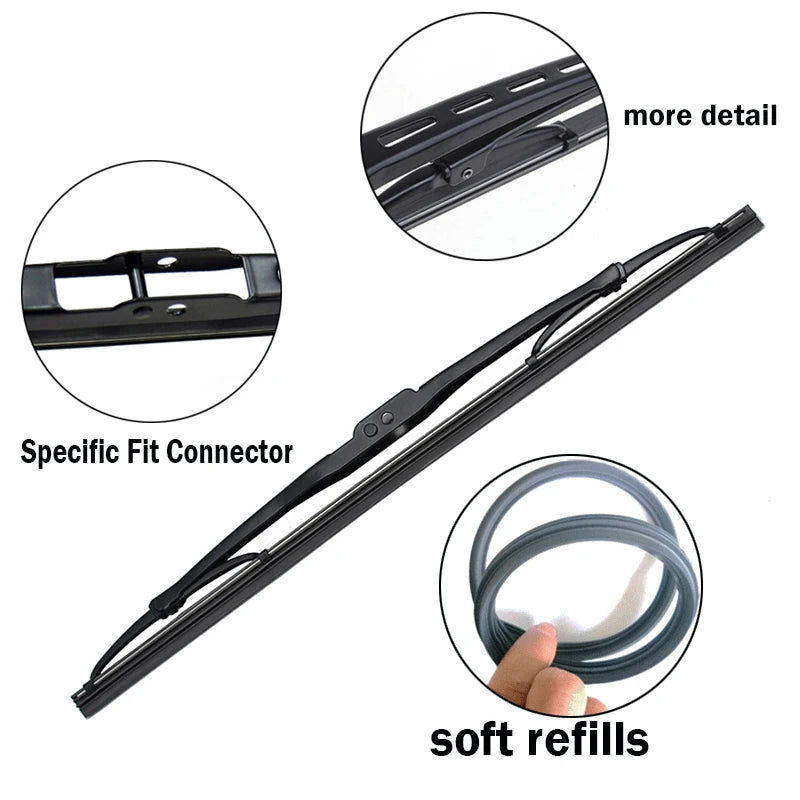 Erick's Wiper Rear Wiper Blade, pára-brisas, Clean Tailgate Window, Escova de chuva do carro, KIA Sportage JE, KM 2004-2010, 13"