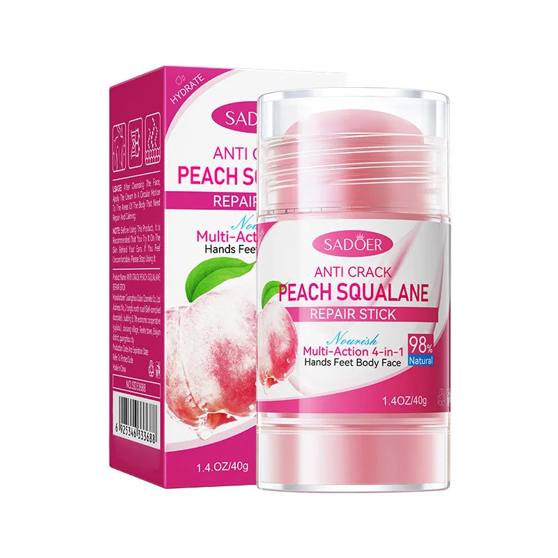 Creme para os pés, essência de pêssego, suaviza o calcanhar, hidratante, nutre o calcanhar, cuidados com os pés das mãos, creme para secura do calcanhar