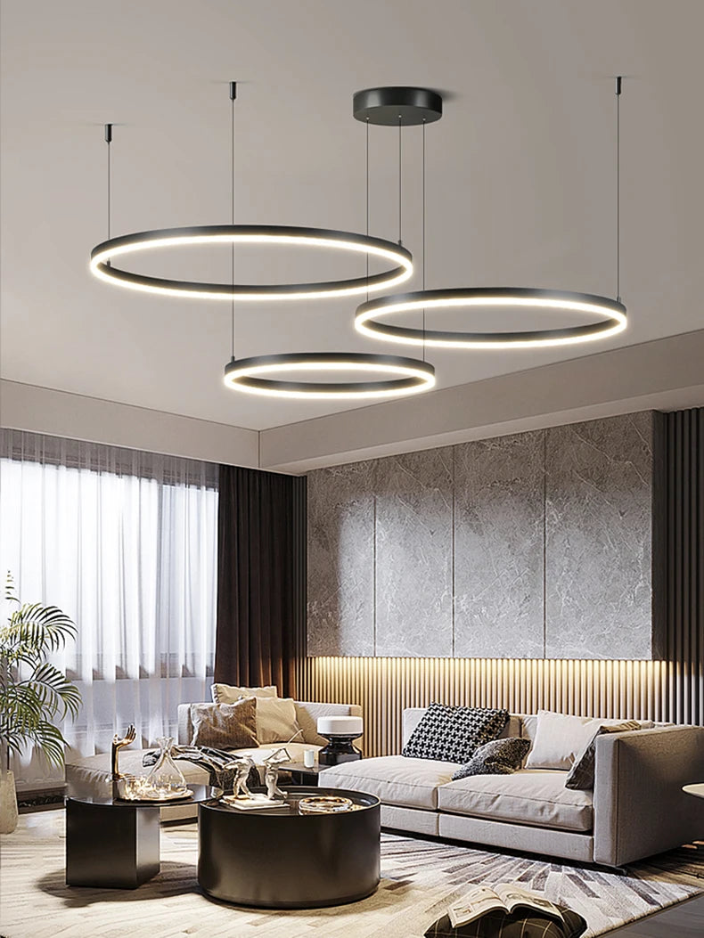 Decoração moderna para casa luzes led pingente luz lâmpadas para sala de estar lustres para sala de jantar pendurado luz iluminação interior