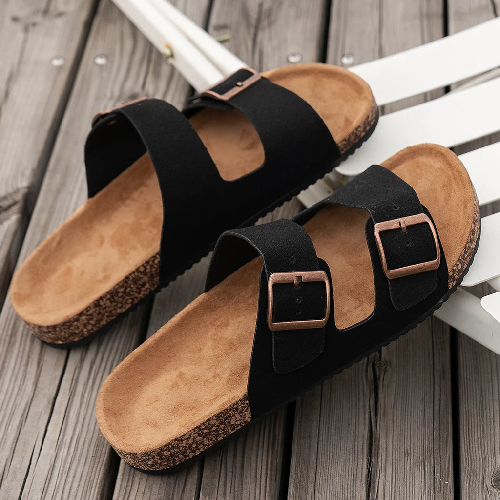 Chinelos da moda masculina para homem mulher casa ao ar livre impermeável antiderrapante deslizamento versátil sandálias romen sapatos Size39-46
