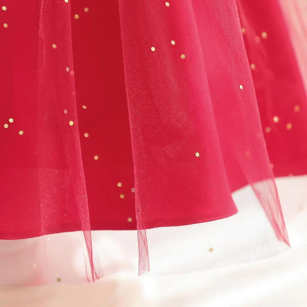 Baby Girls' Cotton Princess Party Dress, roupas de casamento infantil, moda infantil, verão, vestidos de aniversário, 2-10 anos