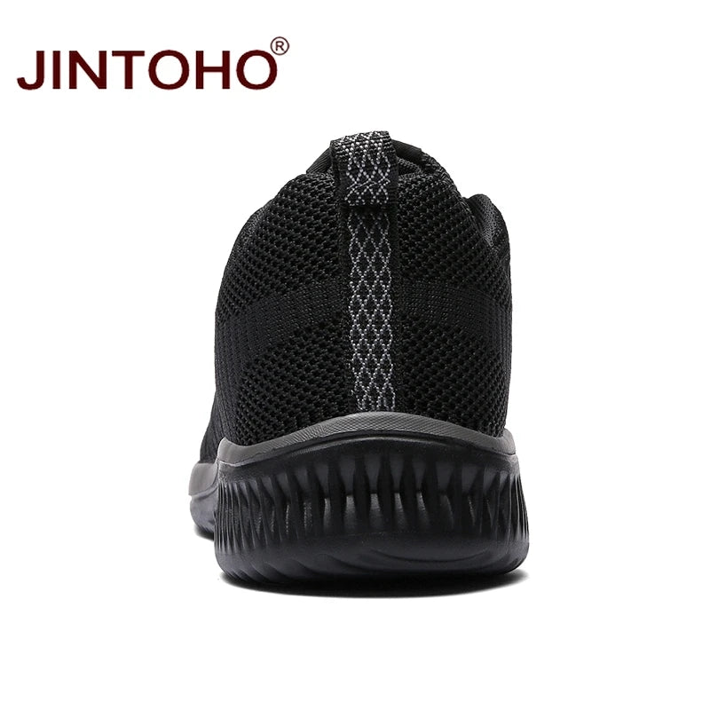 Jintoho marca masculina sapatos de moda casuais sapatos masculinos baratos tênis preto respirável sapatos 2025 tênis masculinos zapatillas hombre