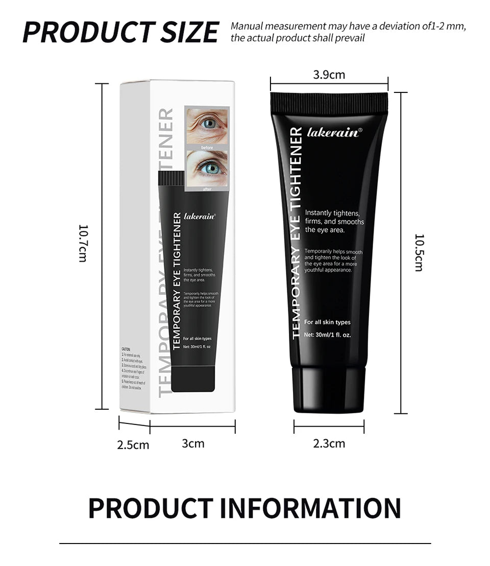 Instant apertar rugas creme para os olhos remover sacos de gordura dos olhos inchaço levantamento endurecimento suave nutrir cuidados com a pele dos olhos creme de massagem