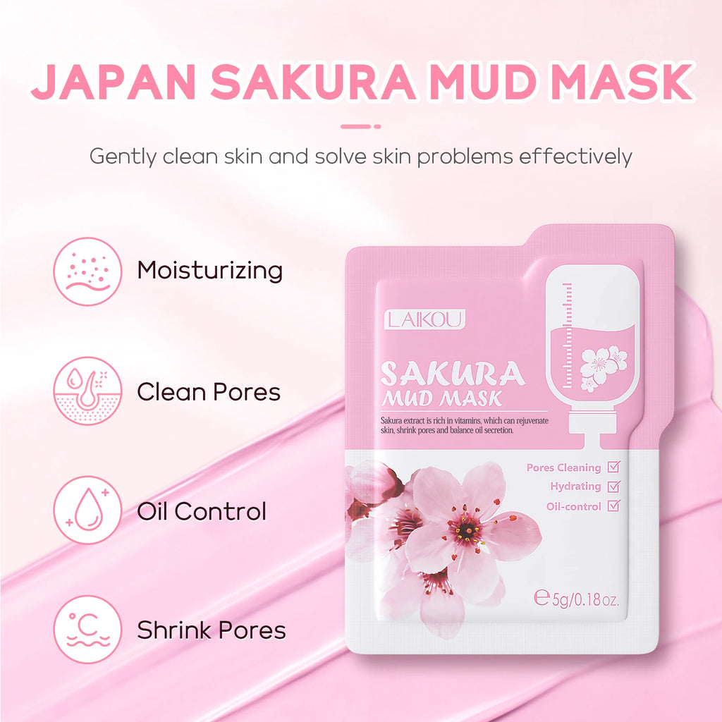 Laikou japão sakura conjunto de cuidados com a pele hidratante anti-envelhecimento kit rugas suavização brilho aumentando kit facial presente conjunto