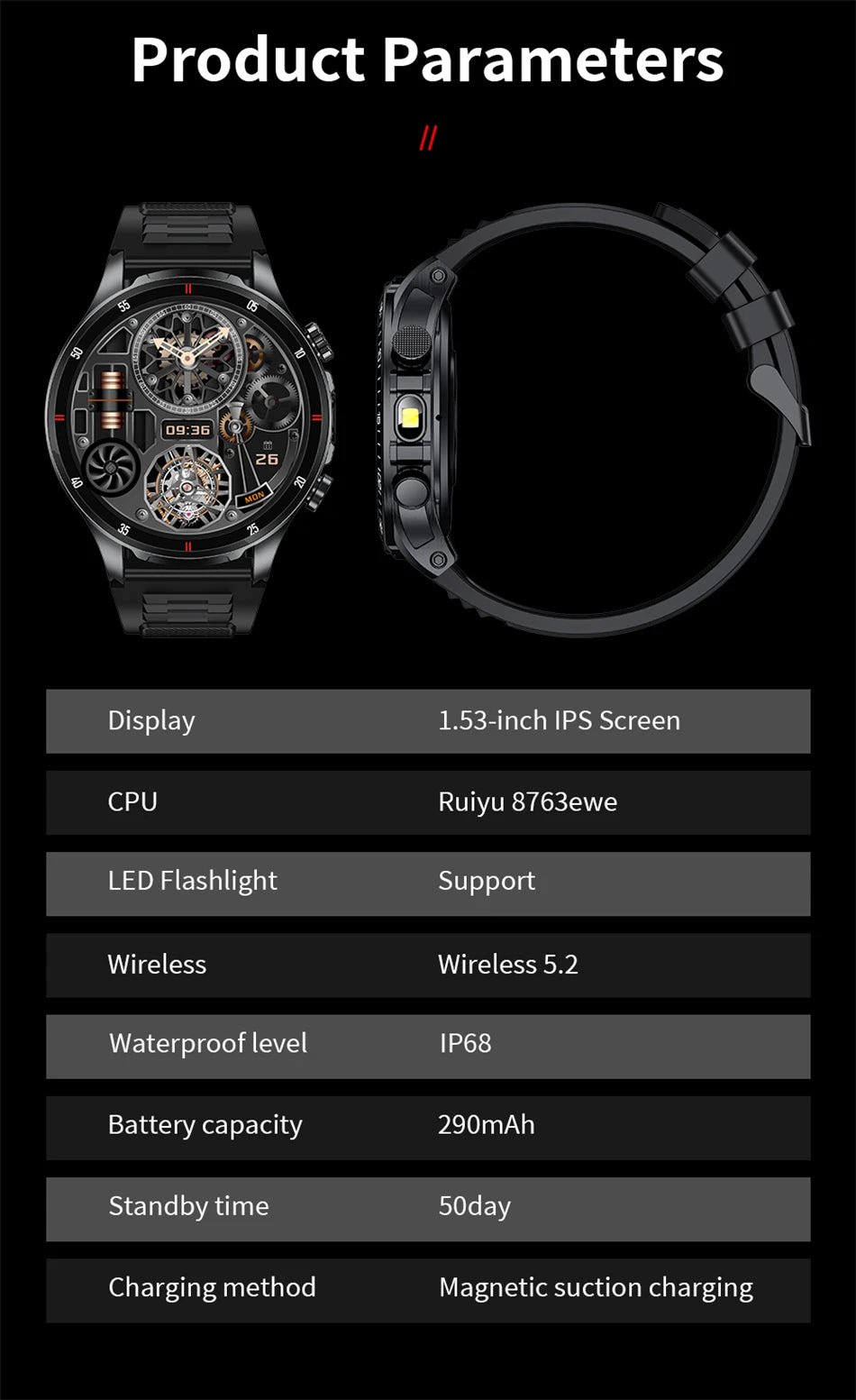 Lige 2025 novo relógio inteligente masculino lanterna ai voz bluetooth chamada 1.53 "hd esportes relógios de fitness monitor saúde smartwatch feminino