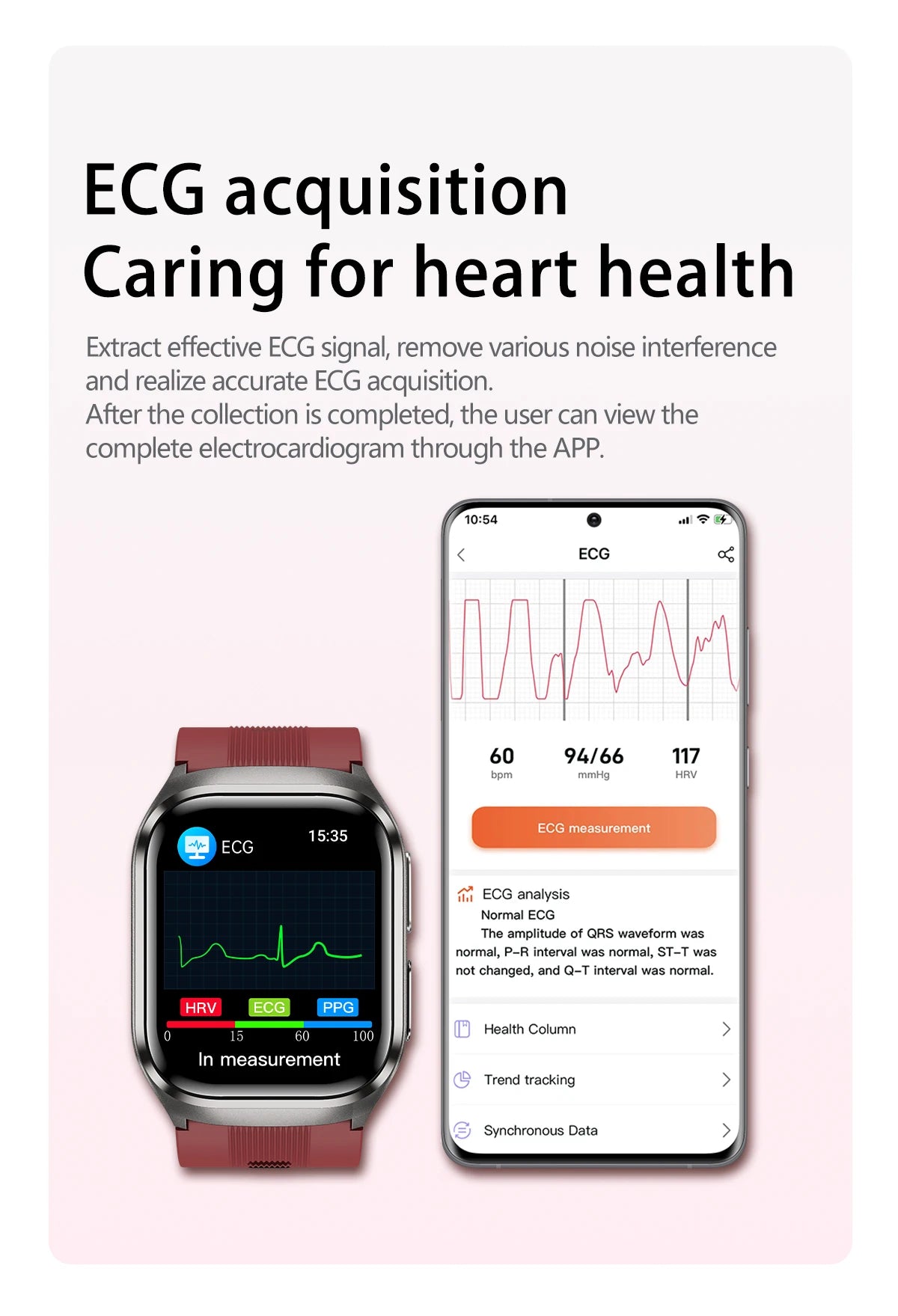 Novo Relógio de Saúde 2026: Medição Precisa de Pressão Arterial, Ácido Úrico e Lipídios no Sangue – Smartwatch Masculino e Feminino à Prova d'Água com Airbag