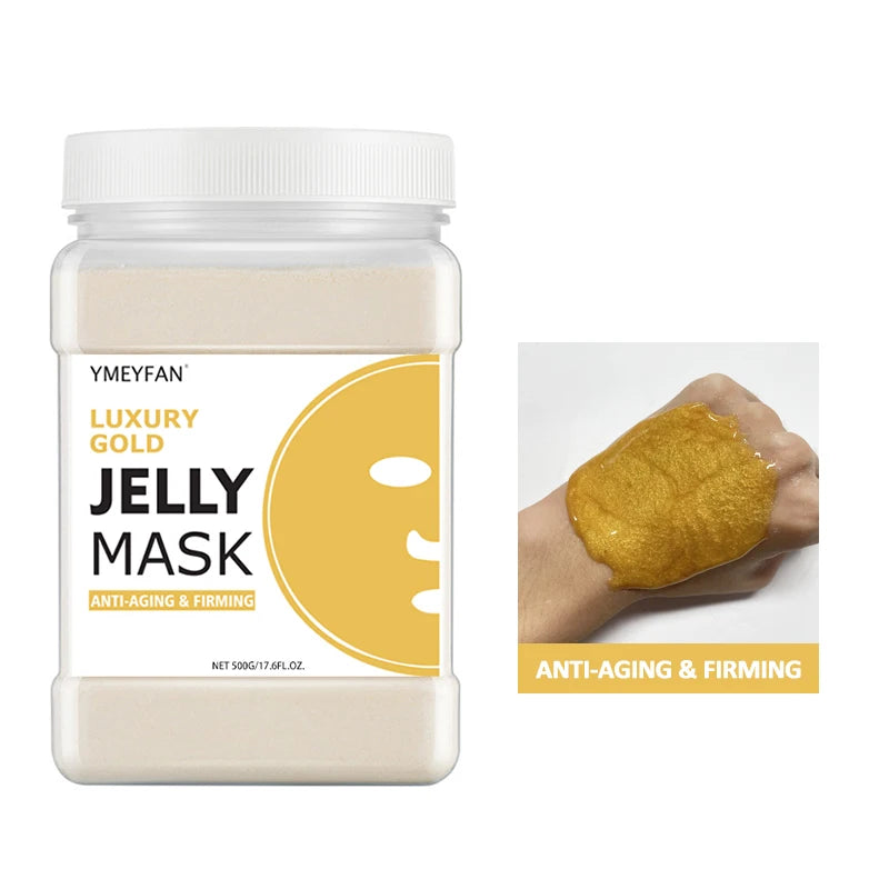 Máscara facial de gelatina em pó para tratamentos faciais, suprimentos para esteticistas, beleza profissional, cuidados com a pele, atacado, máscara em massa