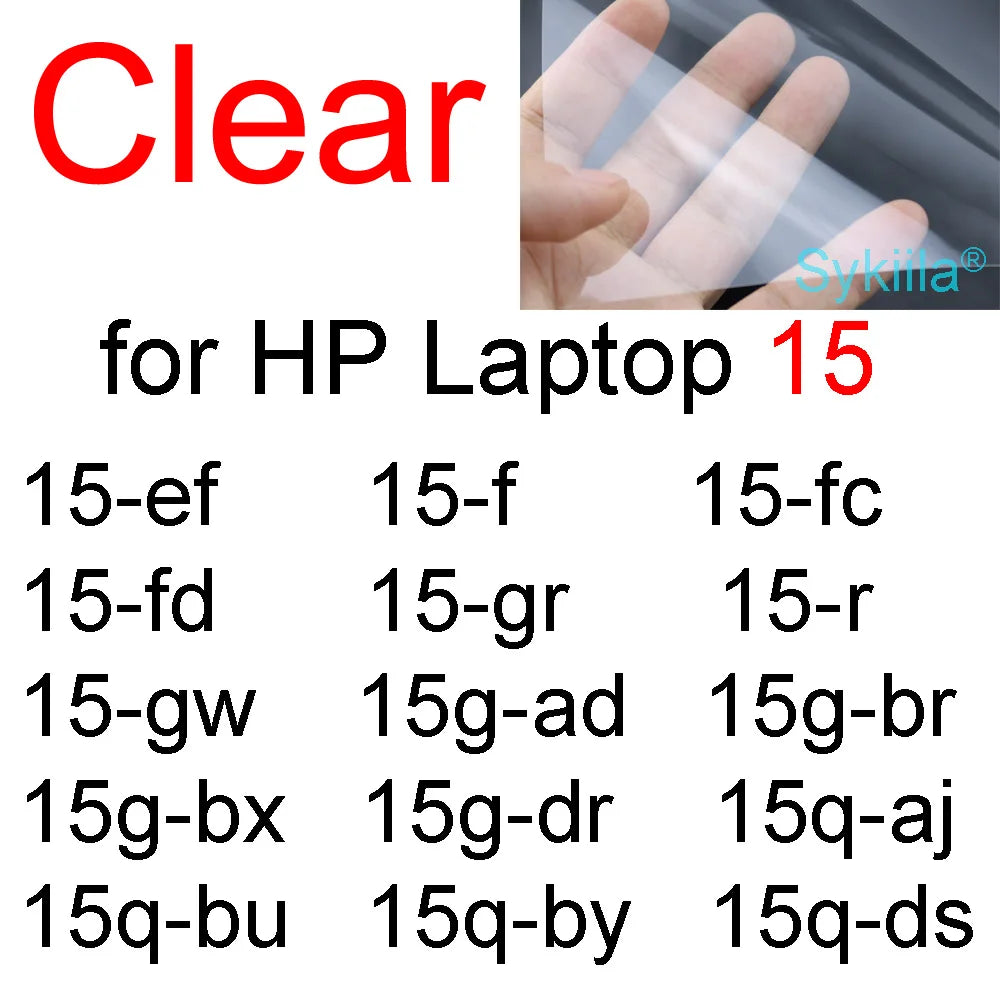 Protetor de tela para laptop HP 14 15 17 14- hc ee fq 14-ep 15-fd 15-fc 15-ef 15t cp 17-cn Essential Frosted Matte HD Skin Film