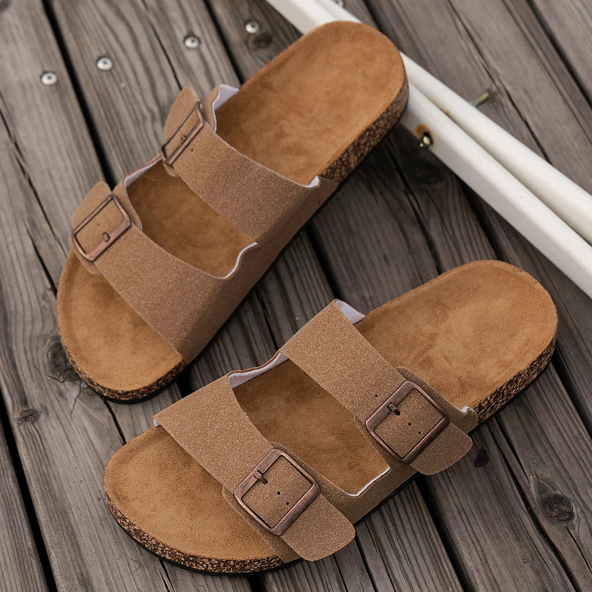 Chinelos da moda masculina para homem mulher casa ao ar livre impermeável antiderrapante deslizamento versátil sandálias romen sapatos Size39-46