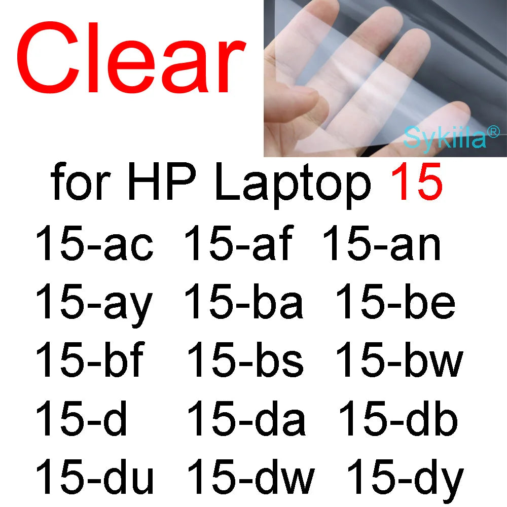 Protetor de tela para laptop HP 14 15 17 14- hc ee fq 14-ep 15-fd 15-fc 15-ef 15t cp 17-cn Essential Frosted Matte HD Skin Film