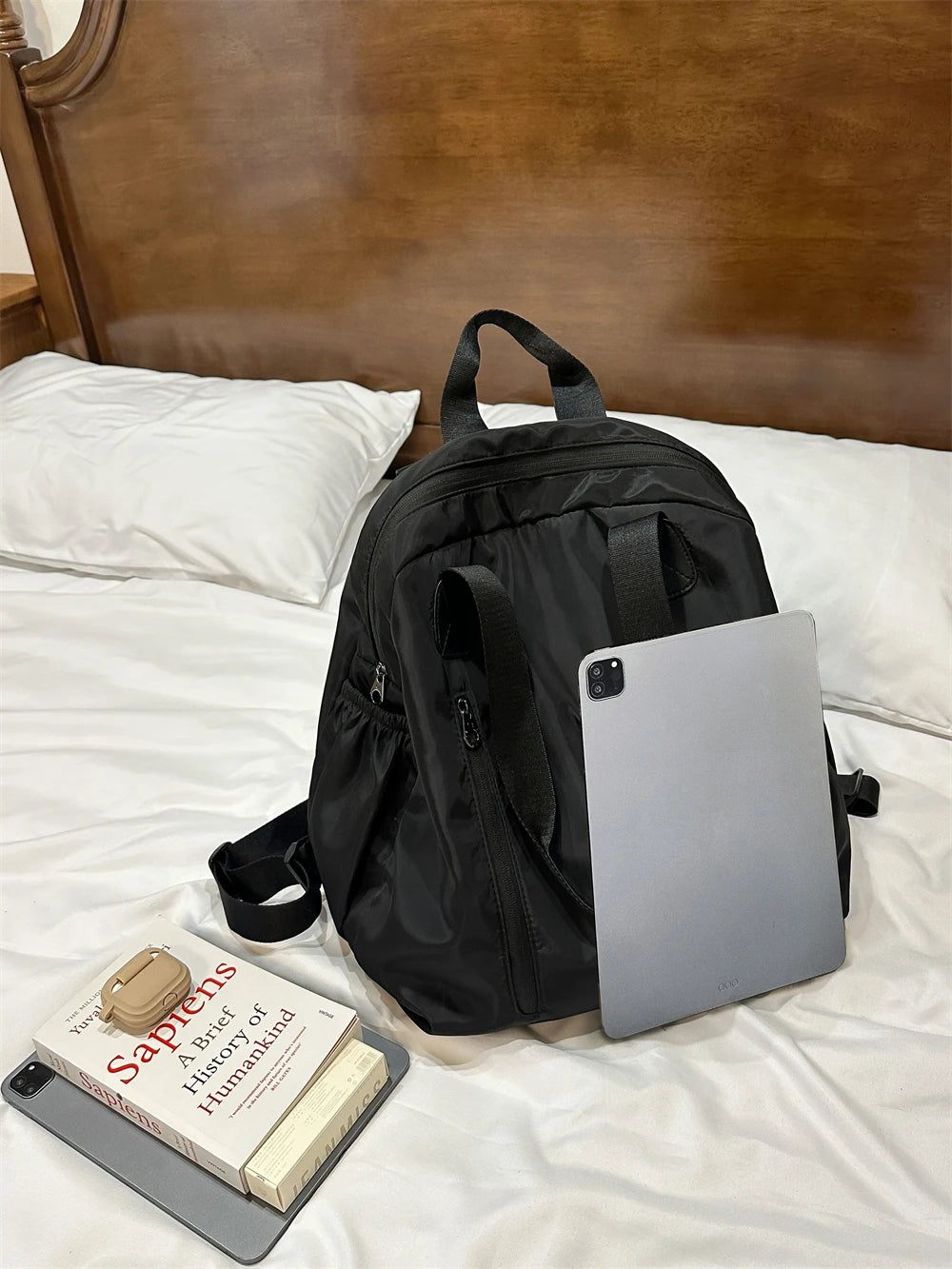 mochila femininas bolsa escolar bolsas femininas promoção Mochilas de moda multifuncionais de grandes dimensões para mulheres bolsa de ombro de separação seca e molhada de grande capacidade para viagens esportivas