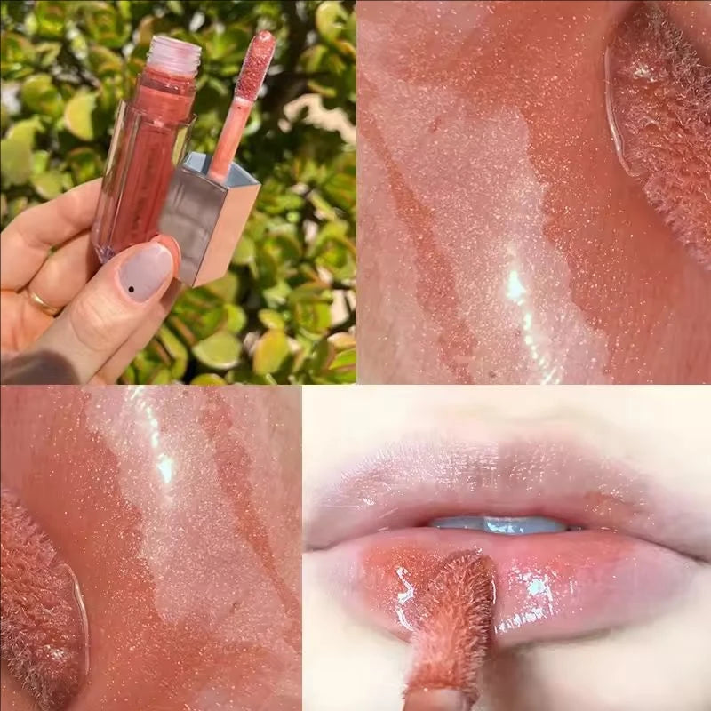 Brilho Labial Luxuoso Fenty Beauty com Efeito Água Fluente, Hidratante Duradouro, Cor de Alta Saturação e Brilho Intenso para Maquiagem