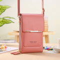 PU Leather Touch Screen Shoulder Bag para Mulheres, Feminino Crossbody Bolsas, Bolsa de telefone Bolsa de mão de grande capacidade, Drop Shipping, Novo