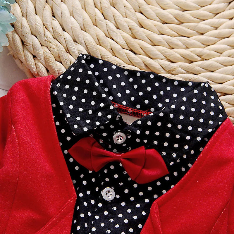 Crianças mais fino conjuntos de roupas primavera outono agasalho bebê meninos criança manga longa cavalheiro ternos crianças t camisa calças conjuntos roupas