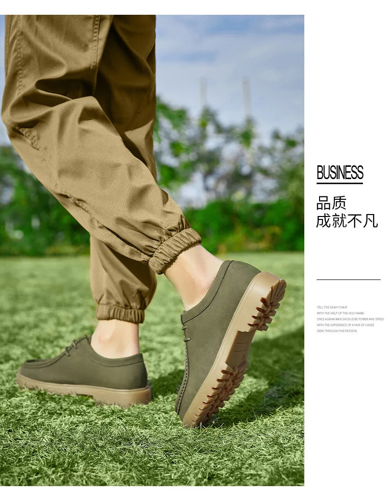 Sapatos casuais de couro mocassins clássicos masculinos rendas até derby sapatos retro workwear sapatos de alta qualidade ao ar livre sapato de caminhada de montanha