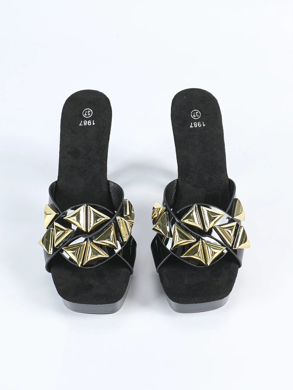 Sapatos femininos 2025 nova plataforma chinelos para mulher 12cm estilo estranho fretwork salto alto verão dedo do pé quadrado oco para fora sandálias