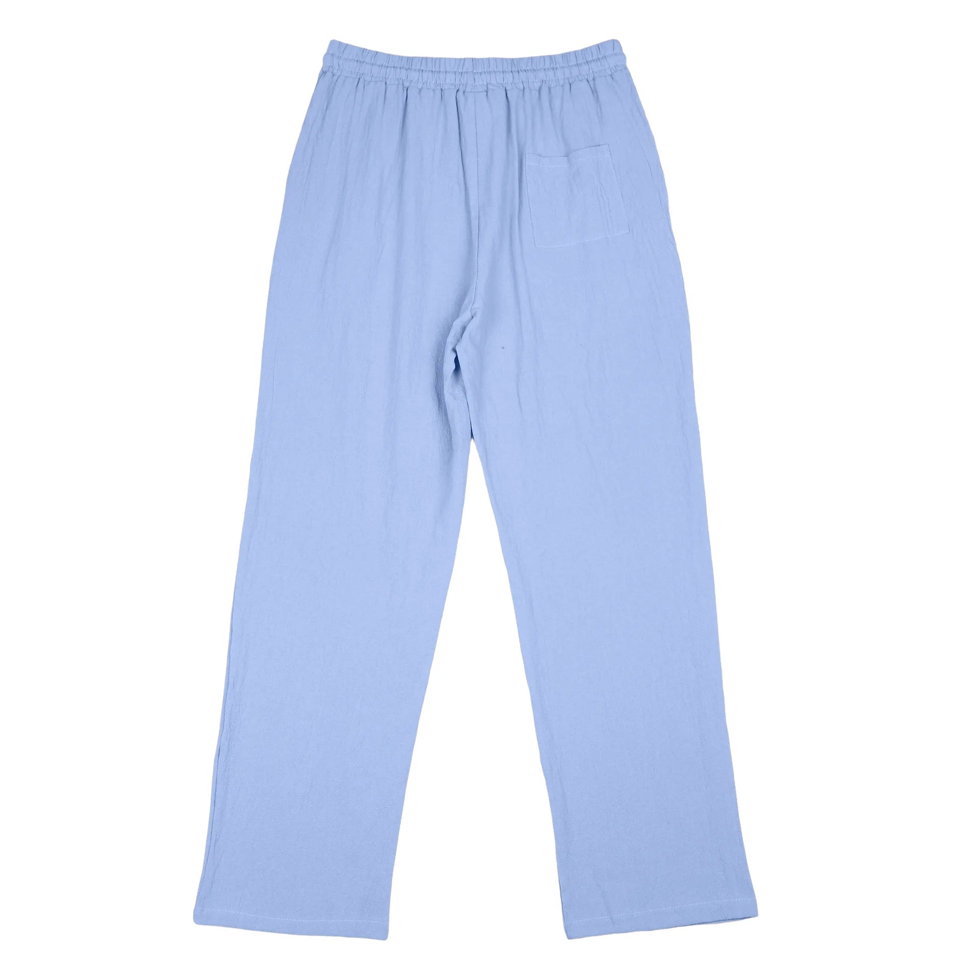 Calças de Linho Americanas Novas Primavera 2026, Tecido Leve e Respirável, Estilo Casual Solto, Cintura com Cordão, Perfeitas para Uso Diário