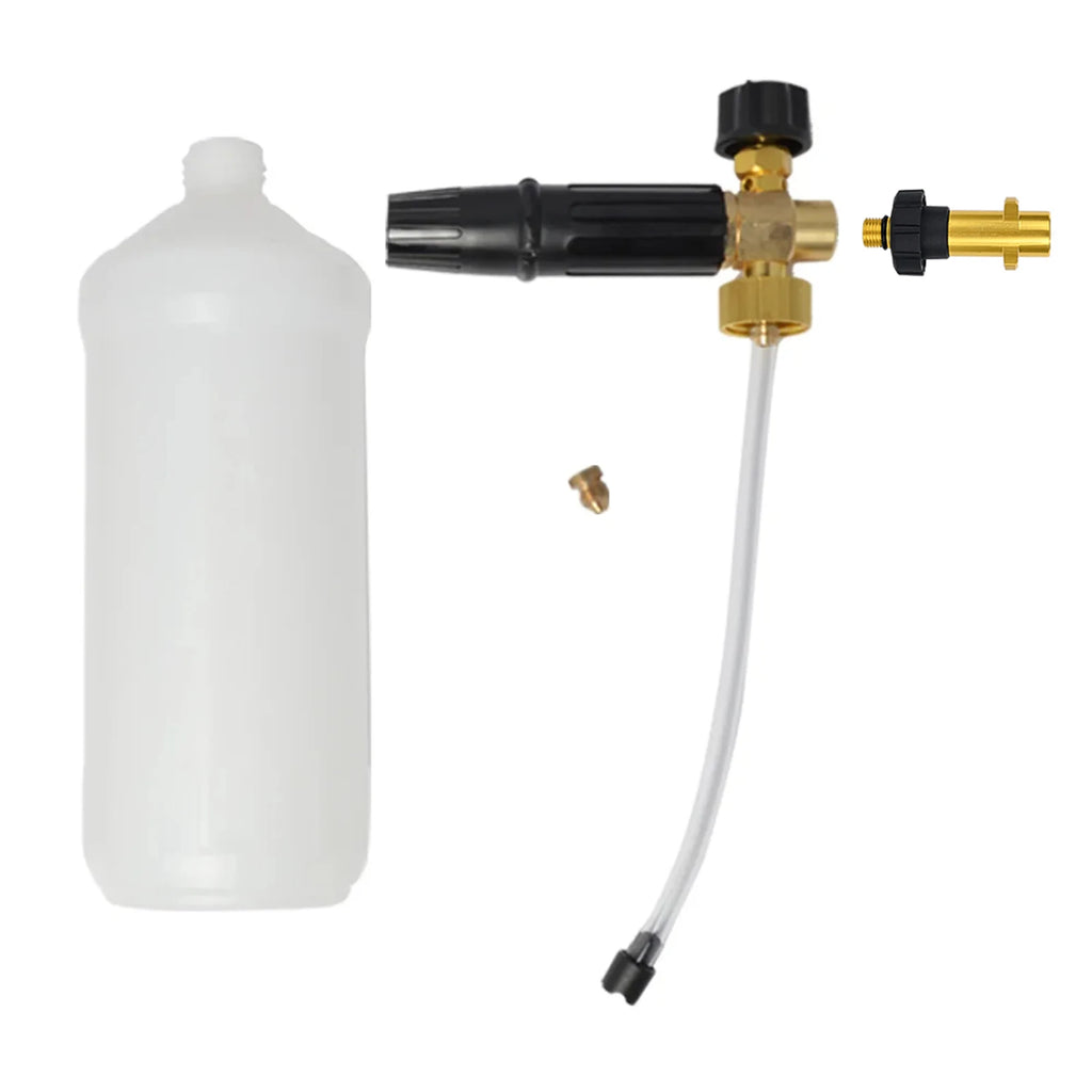 Gerador de espuma canhão de espuma bocal lavagem de espuma do carro para karcher k2 k3 k4 k5 k6 k7 tornado arma lavadora de alta pressão lavadora de carro
