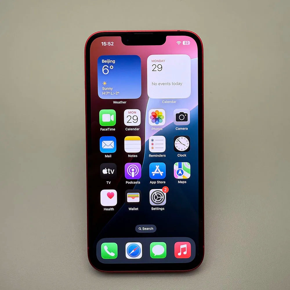 100% original iPhone 14 Dual eSIM Celular 6.1 "OLED Face ID A15 5G Phone Versão dos EUA
