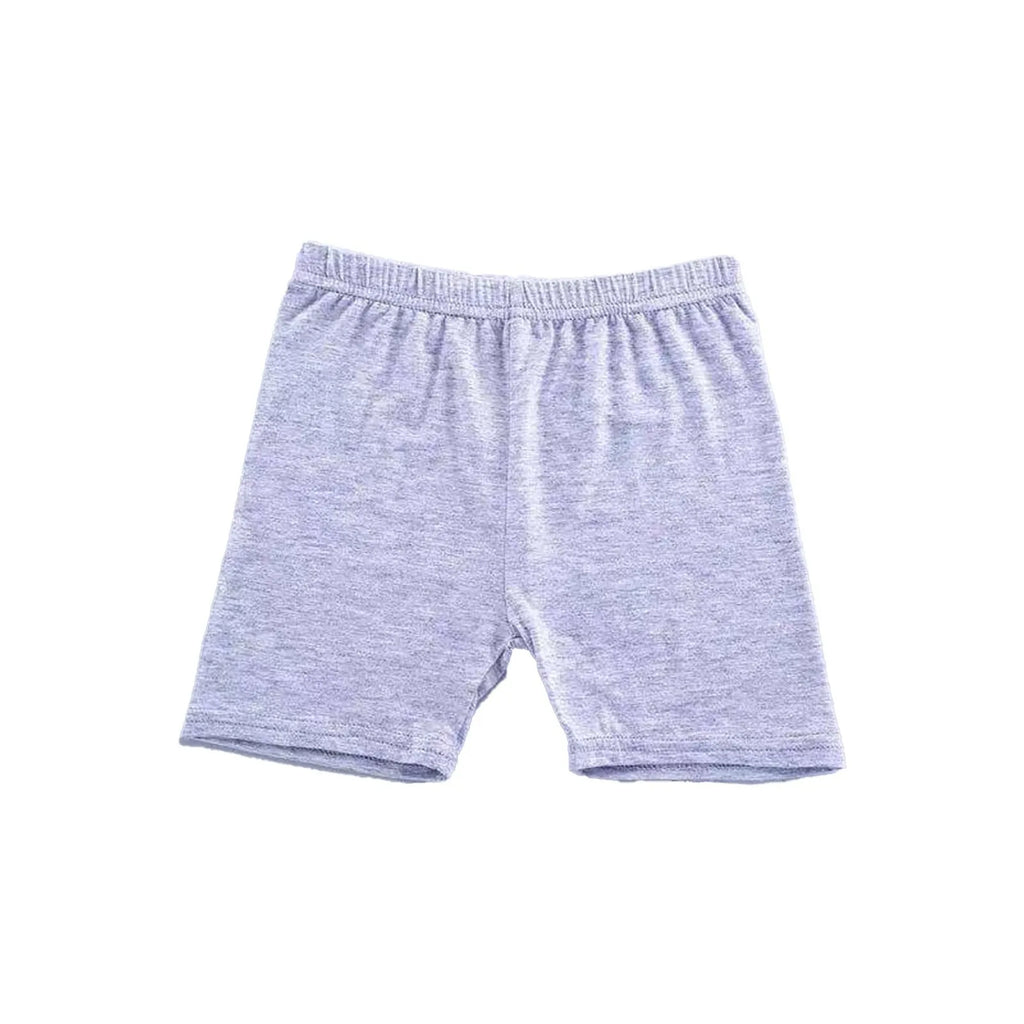1pc doce cor meninas calças de segurança curtas crianças roupa interior leggings crianças verão bonito confortável shorts cuecas para 4-6y