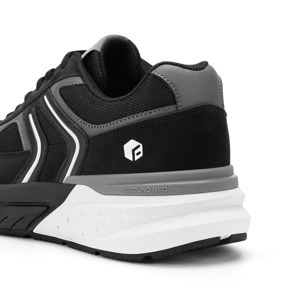 Fittington sapatos largos para homens sapatos de caminhada tênis casuais sapatos ortopédicos suporte de arco para fascite plantar neuropatia