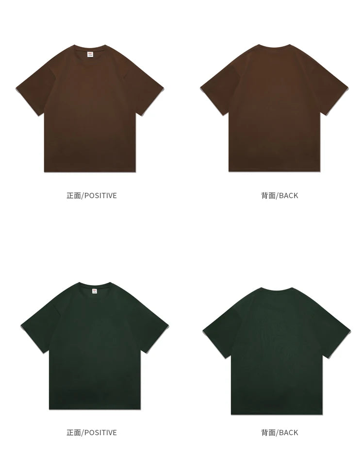 Novo verão masculino t camisa moda sólida básico solto hip hop manga curta camisetas para homens feminino casual algodão streetwear topo t