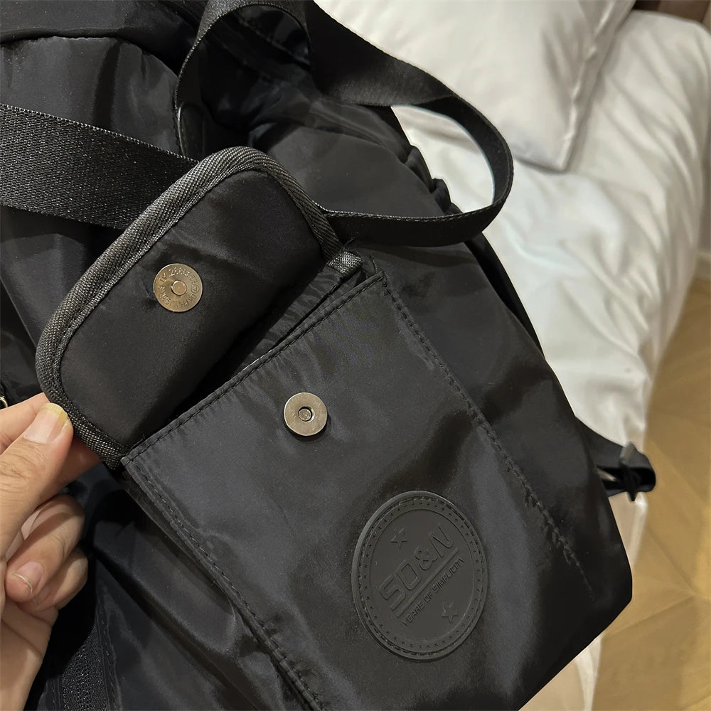 mochila femininas bolsa escolar bolsas femininas promoção Mochilas de moda multifuncionais de grandes dimensões para mulheres bolsa de ombro de separação seca e molhada de grande capacidade para viagens esportivas