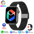 2025 novo relógio inteligente tela de toque completa bluetooth chamada ai voz freqüência cardíaca relógios à prova dwaterproof água pulseira esportiva smartwatch feminino
