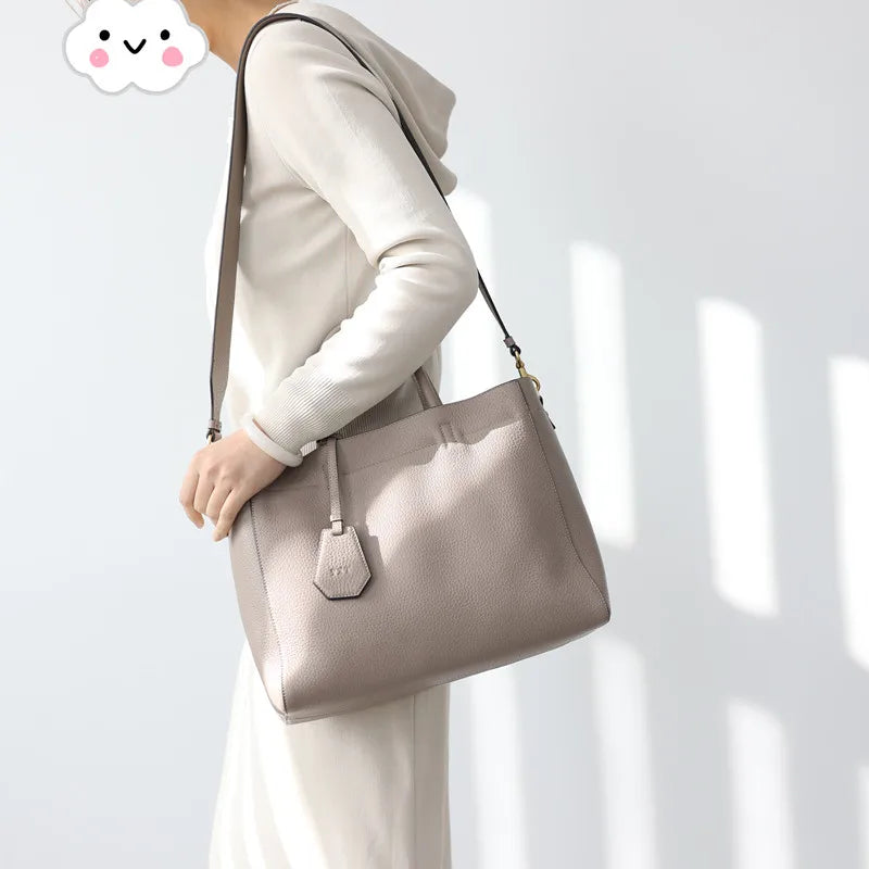Bolsa mensageiro de ombro único para mulheres, couro de vaca 100% real, bolsa glamourosa, luxo, pendulares