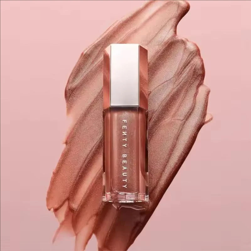 Brilho Labial Luxuoso Fenty Beauty com Efeito Água Fluente, Hidratante Duradouro, Cor de Alta Saturação e Brilho Intenso para Maquiagem