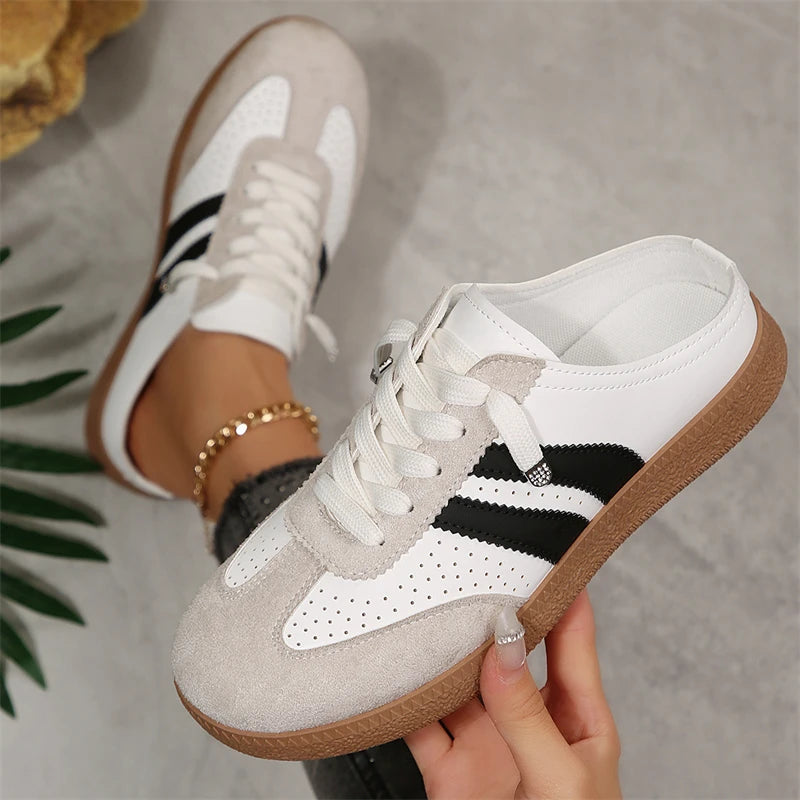 Sapatos de Designer 2026 para Mulheres, Sapatos Casuais de Verão, Confortáveis e Respiráveis, Tênis Planos para Mulheres