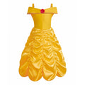 Meninas halloween belle vestidos menina neve branca vestido crianças natal carnaval cosplay roupas crianças trajes de princesa