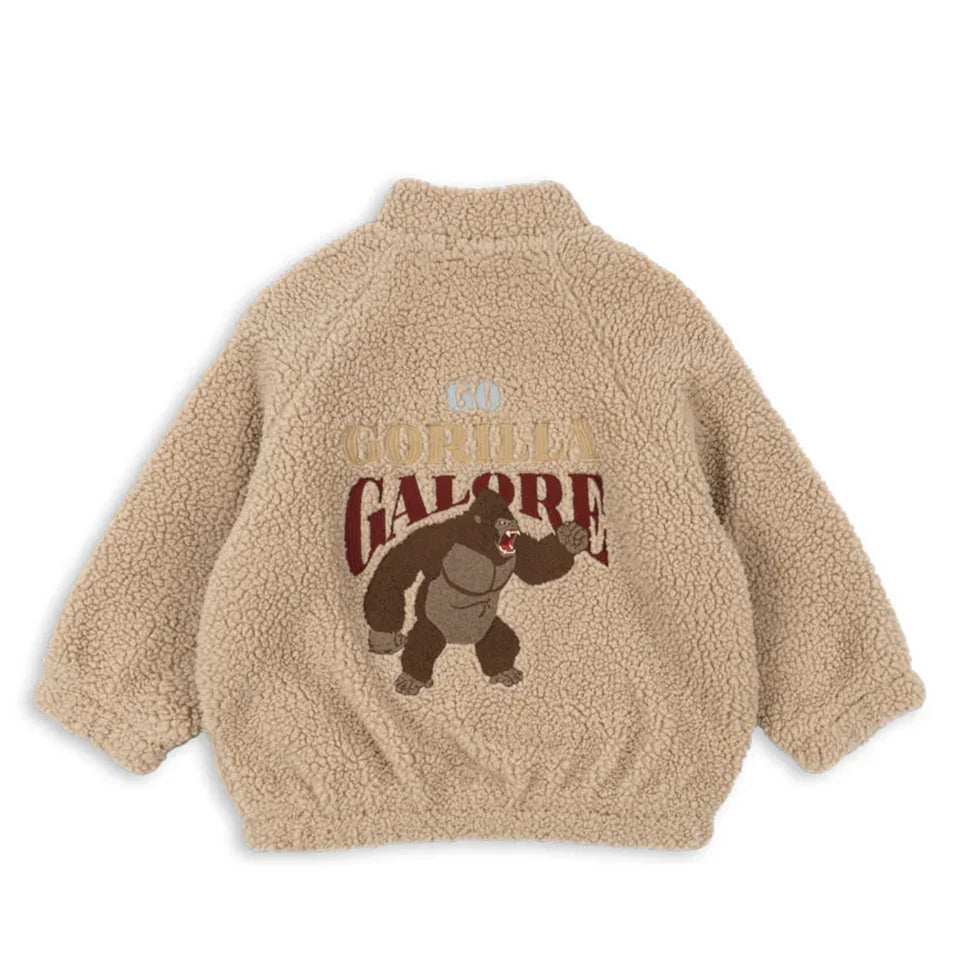 2024 inverno ks crianças algodão lã de cordeiro quente outerwear roupas meninas impressão casacos do bebê meninos mais jaquetas de lã crianças roupas